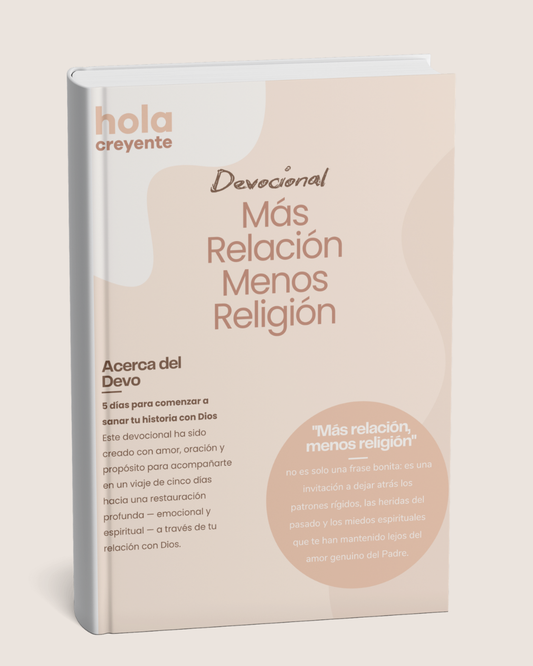 Devocional: Más relación, menos religión